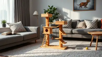 Klettergerüst für Nager selbst bauen