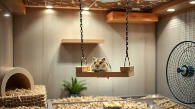 Schaukeln und Schaukelspaß für Kleintiere