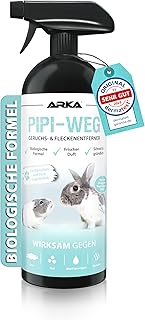 ARKA Nagerkäfig Reiniger Spray 750 ml – Biologischer Geruchs- & Fleckenentferner gegen Urin,…
