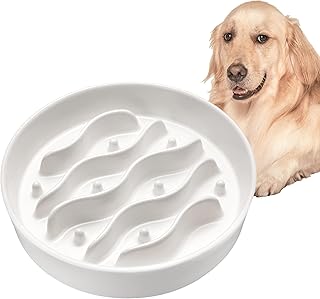 MOPANG Antischlingnapf Hunde Keramik, Antischlingnapf Hunde für Mittelgroßer/Großer Hund, Ø 2…