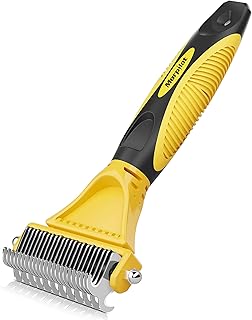 Morpilot Hundebürste Katzenbürste, 12+23 Entfilzungskamm katze Edelstahlkamm Entfernen von uner…