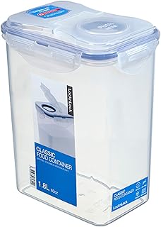 LocknLock PP Classic Schüttdose 1,8L | 15,1 x 10,8 x 19 cm | 100 % Luftdichte Aufbewahrungsbox |…