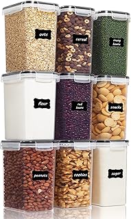 Vtopmart 2L Vorratsdosen Set, Müsli Schüttdose & Frischhaltedosen, BPA frei Kunststoff, luftdic…