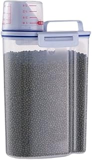 PIQIUQIU 2 L Vorratsdosen, Behälter für Haustiere Futter, Luftdichter Vorratsbehälter für Leb…