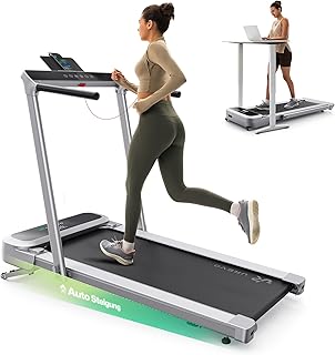 UREVO Foldimix Laufband, 3.0PS Leiser Dualer bürstenloser Motor, Laufband Schreibtisch für den …