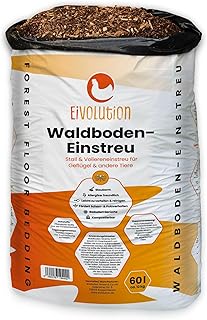 Waldboden-Einstreu 60L – Staubfrei, Kompostierbar, Bio-Abbaubar – Perfekt für Stall & Voliere mi…