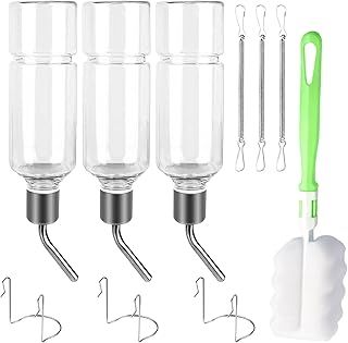 Trinkflasche Kaninchen, 3 Stück Trinkflasche Meerschweinchen, Trinkflasches Hasen Winterfest, Na…