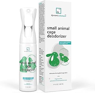Geruchsneutralisierendes Spray für Nagerkäfige – Ideal für Hamster, Kaninchen, Meerschweinchen…