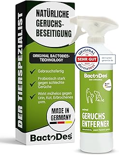 BactoDes Animal Ready Geruchsneutralisierer Spray 1L I Gebrauchsfertiger Enzymreiniger mit biolog…