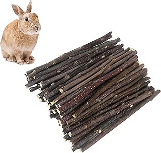 300g Kausticks aus 100% Apfelholz für Nagetiere – Natürliche Knabberstangen Ohne Zusatzstoffe…
