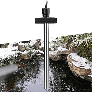 FEDOUR Teichheizung 300W- Eisfreihalter für Teiche, Koi-Teich, Gartenteichenteiser mit 5m Langem…