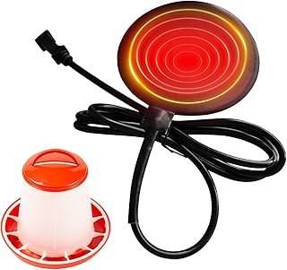 Generisch Trinkwasserwärmer Für Hühner, 15 cm Frostsicherer Heizsockel, Heizelement Aus Schwar…