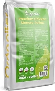 Premium-Hühnermistpellets (20 Kg – 200 M2) – Hühnermist – Gülle – Dünger – Düngemittel – Org…