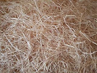 Premium Holzwolle unbehandelt 100% ökologisch Füllmaterial Einstreu Deko Verpackung (3000.00)