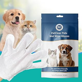 Fellpflegetücher Pflegetücher für Hunde & Katze Reinigung und Desodorierung Hypoallergener Dic…