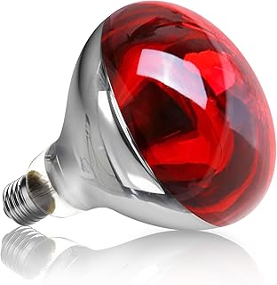 E27 R125 250 Watt Infrarotlampe Wärmelampe, Rotlichtlampe Wärmelampen AC 220-240V, Infrarotlich…