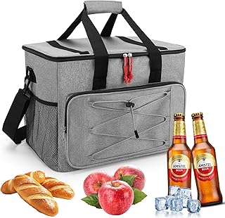 30L Kühltasche, Kühlbox, Isoliertasche, Picknicktasche für Essen und Getränke, Faltbar Wasser…