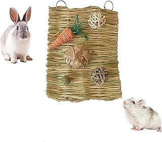 kaninchen spielzeug beschäftigung Kauspielzeug Hasen zubehör apfelstäbchen Timothy Heu Sticks …