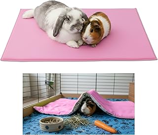 Fleece Spielplatzmatte für Meerschweinchen und Kaninchen – Alles in einem: eine Decke, EIN riesi…