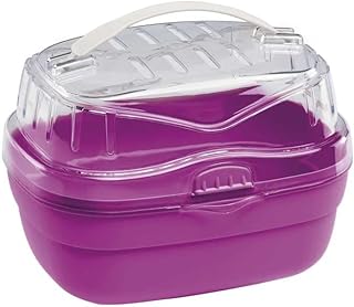 Ferplast Transportbox für Hamster und andere kleine Nagetiere Aladino Small Reisekäfig für Ham…