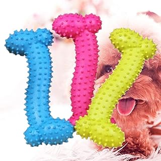 3 Stück Hundespielzeug Knochen,Kauknochen für Hunde,Hundespielzeug,Stimulierendes Spielzeug fü…