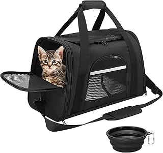 Katzentragetasche Hundetragetasche Faltbar Haustiertragetasche Atmungsaktiv Transporttasche Trans…