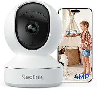 Reolink 2K Überwachungskamera Innen, 360°-Ansicht Indoor Kamera WLAN mit Auto-Tracking, Baby Mo…