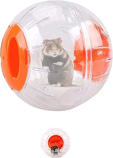 Hamsterkugel – Hamster Run Ball, Hamsterball, Laufball & Spielzeug für Kleintiere (4,7 Zoll, Ora…