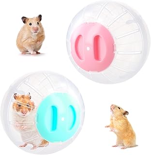 2 Stück hamsterkugel, Gymnastikball Hamster 14,5cm, Zwerghamster Hamsterball, Hamster Ball, Hams…