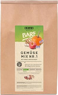 GRAU – das Original – Trockengemüsemischung mit Obst zum BARFen für Hunde – Mischung Nr. 1″…