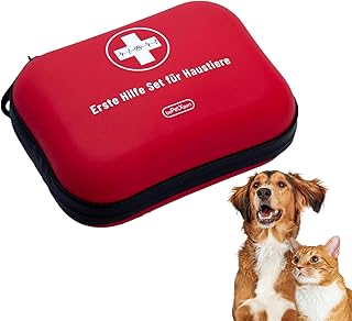 Premium- Erste-Hilfe-Set für Hunde, Katzen, Kleintiere, ideal für Haustiere, für Zuhause, beim…
