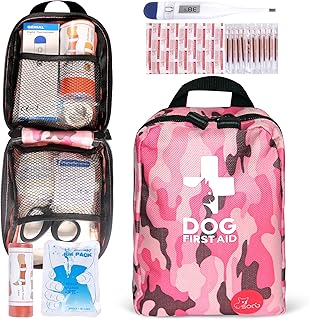 Erste-Hilfe-Set für Hunde,Katzen,Kleintiere, Reiseapotheke Hund,Erste-Hilfe Haustiere, Gesundhei…