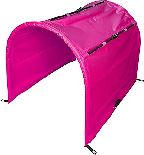 Hoopers-Tunnel ohne Boden – 1 m lang, ø 80 cm – Pink – klappbar & fixierbar – VDH-konfor…