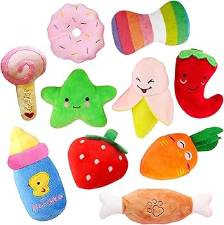 Cielbleu 10 stück Hund Quietschspielzeug für kleine, Hundespielzeug Welpenspielzeug, Haustier H…