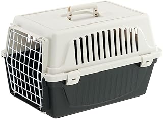 Ferplast Transportbox Katze, Hundetransportbox kleine Hunde und Katzen bis 5 kg, Tür aus plastif…