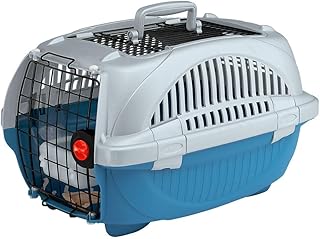 Ferplast Transportbox für Haustiere Hundebox für kleine Hunde und Katzen Atlas Deluxe 10 Open, …