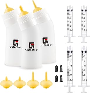 Haustier Aufzuchtflasche, Kätzchen Welpen-Fütterungsflaschen Welpen Flaschen für Still Kit, mi…