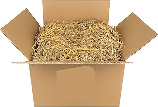 Natürliches Stroh für Katzenstreu, 1 kg, gepresster Weizenstroh, saugfähig, wärmeisolierend, …