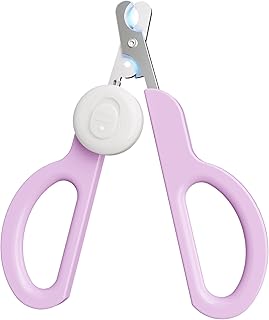 Krallenschere Katzen, Professional Krallenschere Kaninchen mit Doppelschneide und LED Beleuchtung…