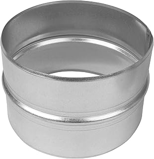 Repa Market Verbinder für Lüftungsrohr 125mm – Verzinkt Stahl Rund Lüftung Rohr, Klimaanlage, …