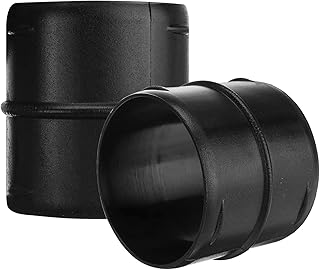2 Stück Rohrverbinder, 60mm Verbindungsrohr, Verbinder Rundkanal Rohr, Verbindungsstück für He…