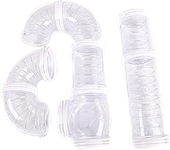 Erweiterbares Hamsterrohr-Set – Frettchentunnel und -röhren, verbindbar | Bissfestes Hamsterspie…