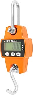 QWORK® Digitale Hängewaage, 300 kg, Digitale Aluminium-Kranwaage, Zum Wharf-Wiegen, Stahlrohsto…