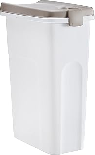 Stefanplast Futterbehälter, Futterbox, Vorratsbehälter, braun/weiß, 45x27x61cm, Kunststoff, Ti…