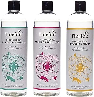 Set Ökologischer Universalreiniger + Geschirrspülmittel + Bodenreiniger, je 500 ml
