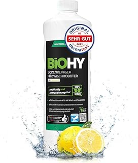 BiOHY Bodenreiniger für Wischroboter (1l Flasche) | Reinigungsmittel Konzentrat für alle Wisch …