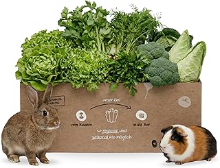 Frischfutter-Boxen für Heimtiere 3kg, Gemischte Box für Kaninchen, Meerschweinchen und andere P…