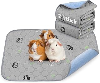 PICK FOR LIFE wasserdichte Pipipads für Meerschweinchen, super saugfähige PIPI unterlagen Kanin…