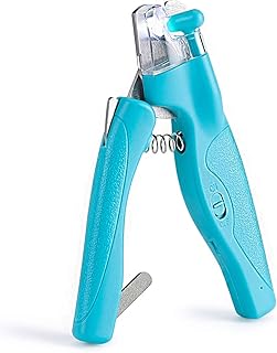Haustier Nagelknipser mit LED-Licht, hunde krallenschere Krallenschneider, Nagelfeile Krallenpfle…