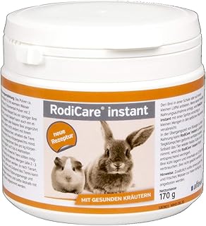 Alfavet RodiCare instant Päppelfutter für geschwächte appetitlose Zwergkaninchen, Meerschweinc…